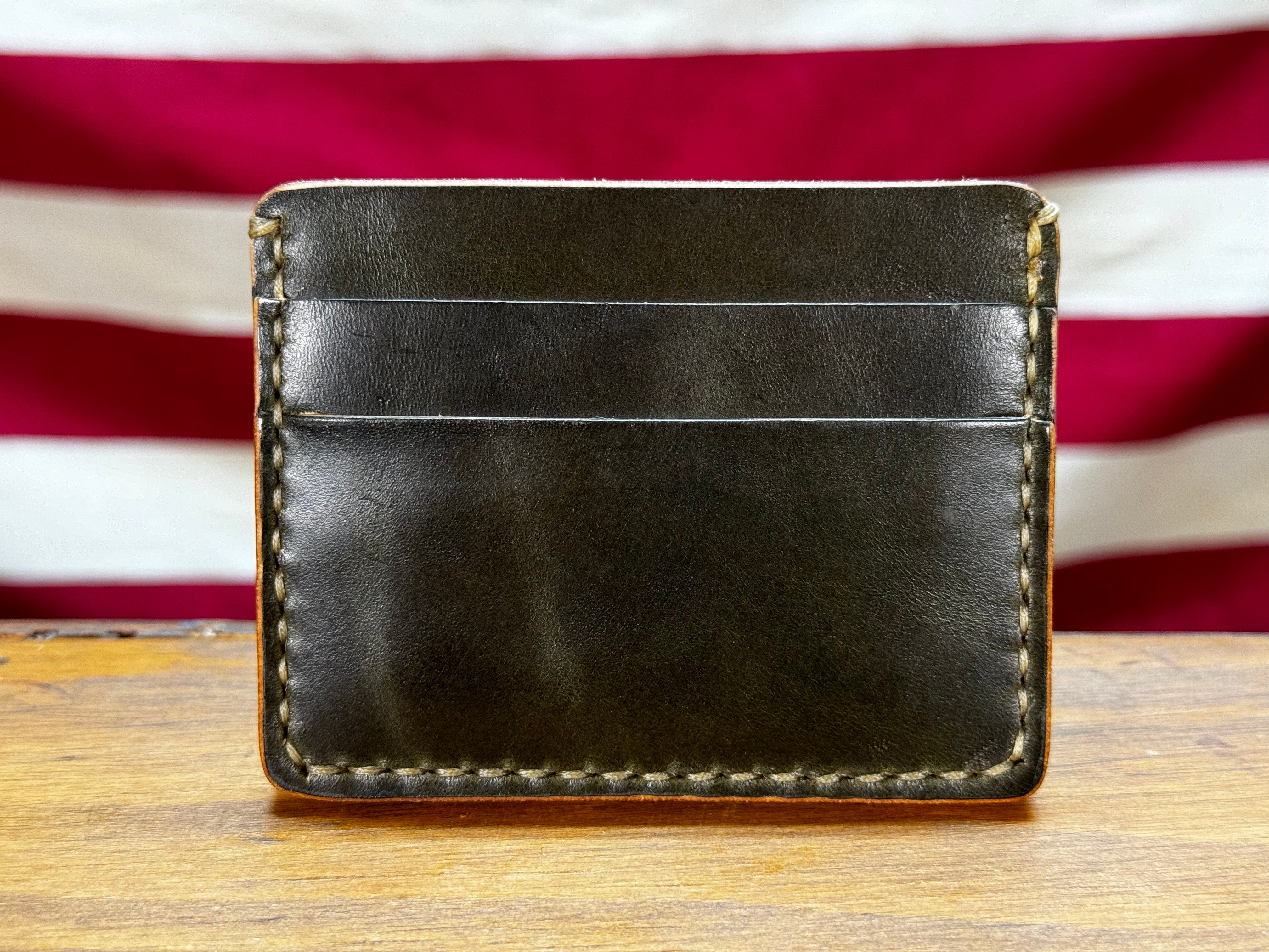 Horizontal Card Wallet - Moss