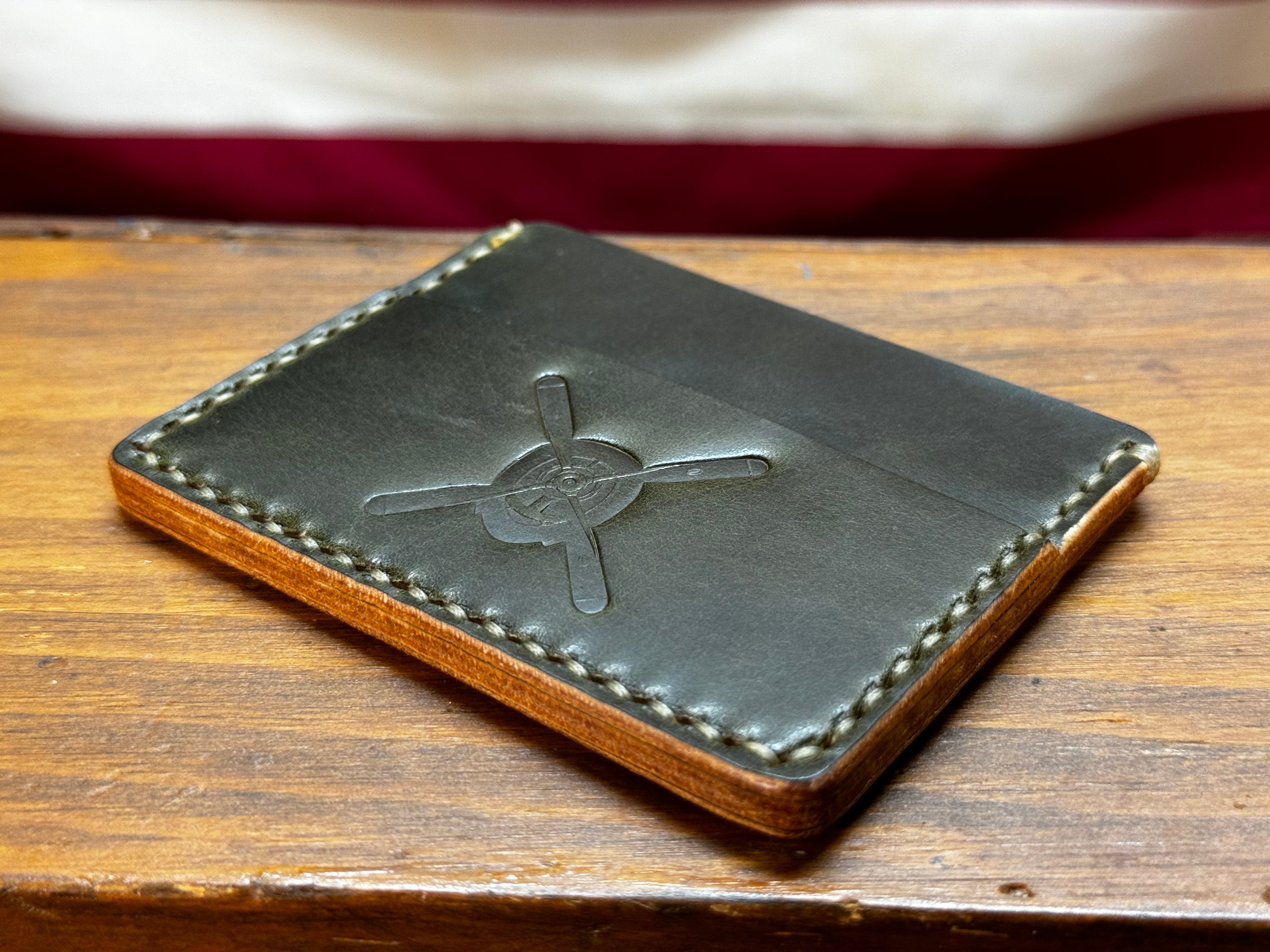 Horizontal Card Wallet - Moss