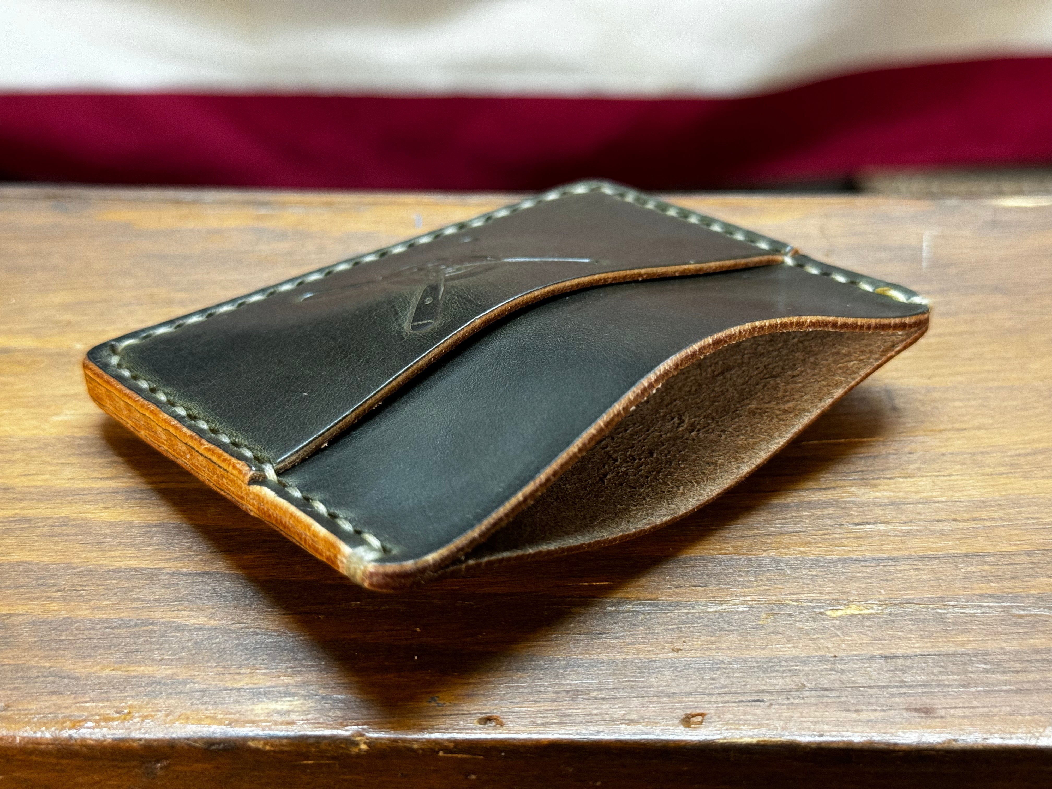 Horizontal Card Wallet - Moss