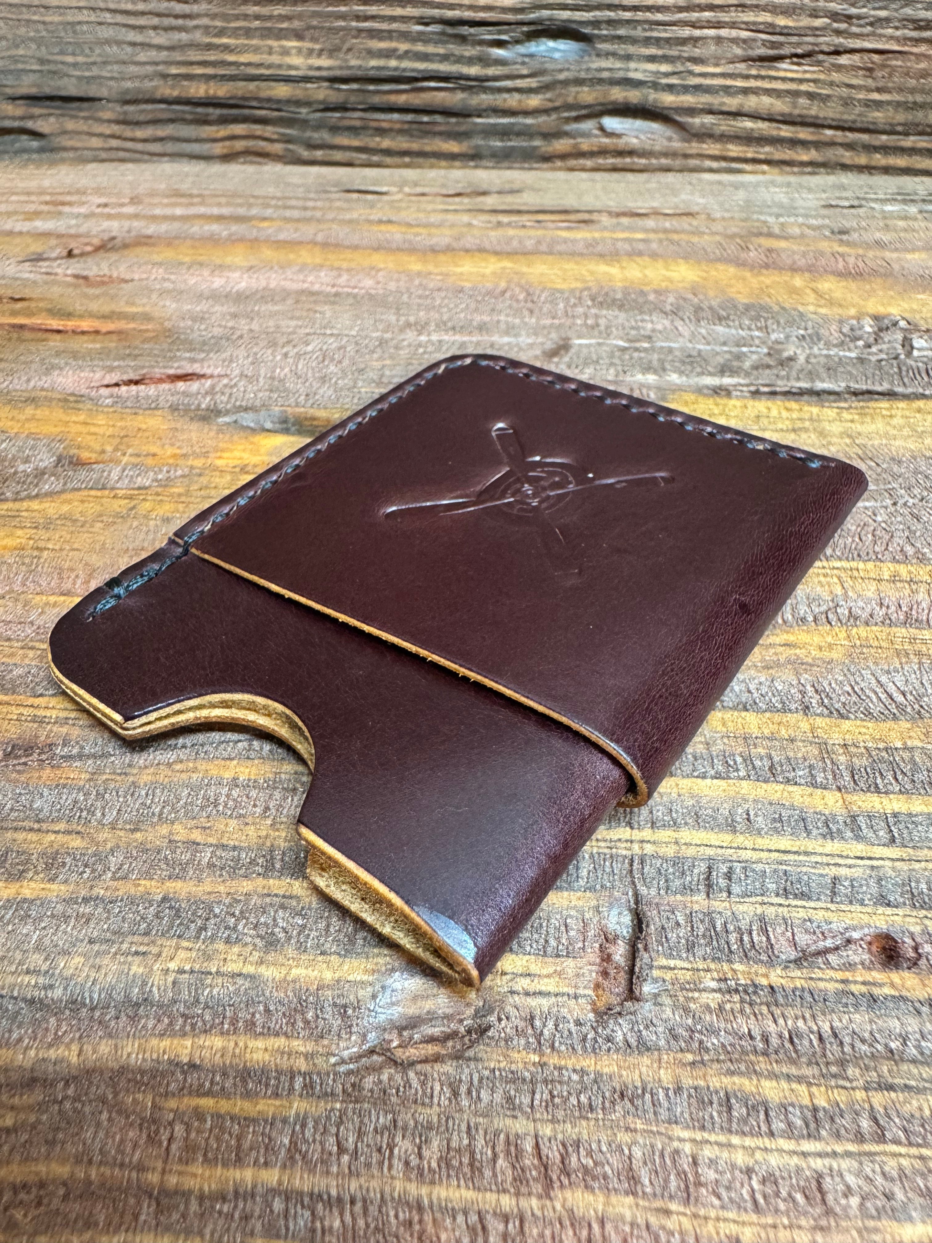 Minimalist Car wallet - Wine