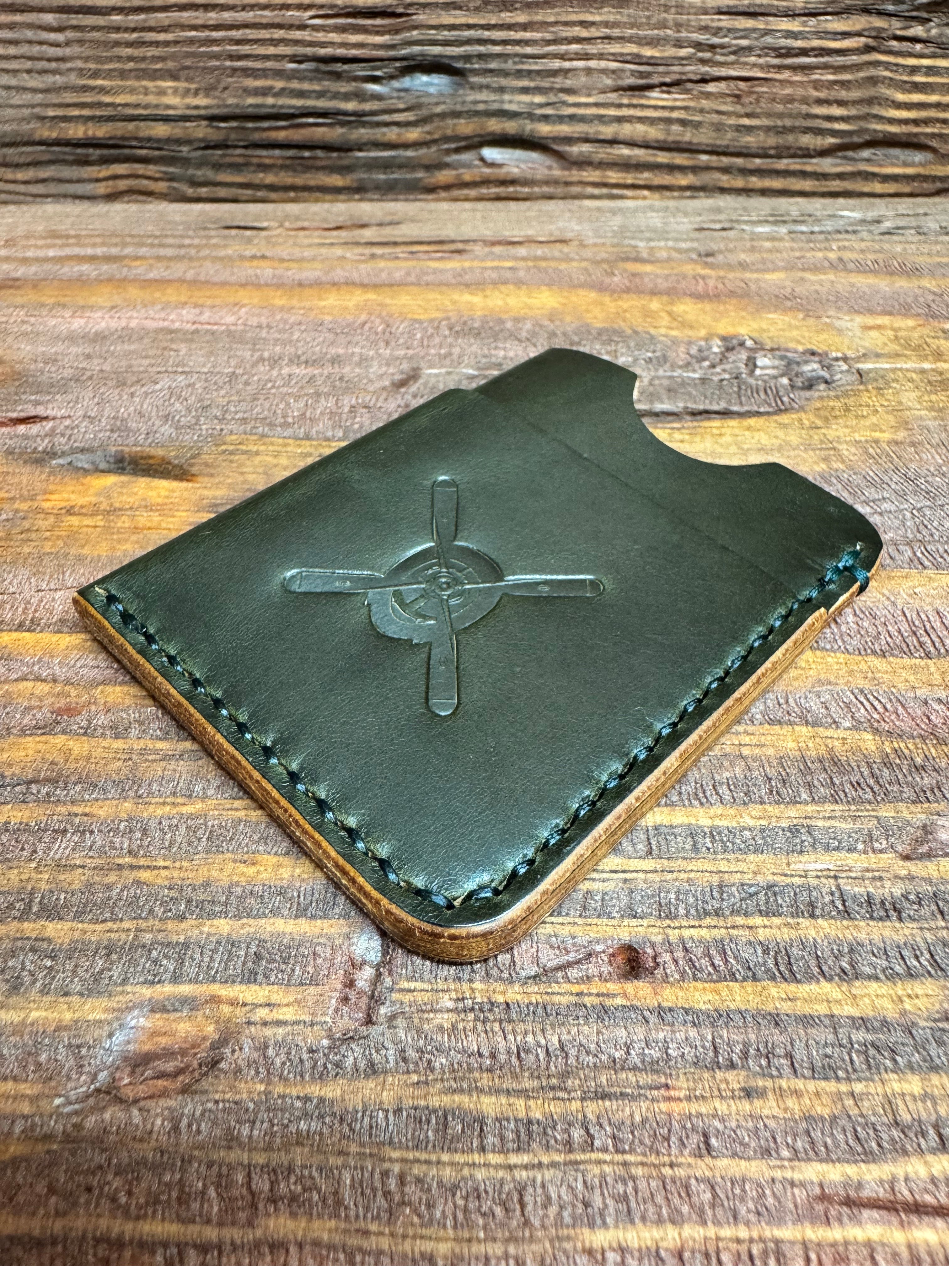 Minimalist Card Wallet - Moss