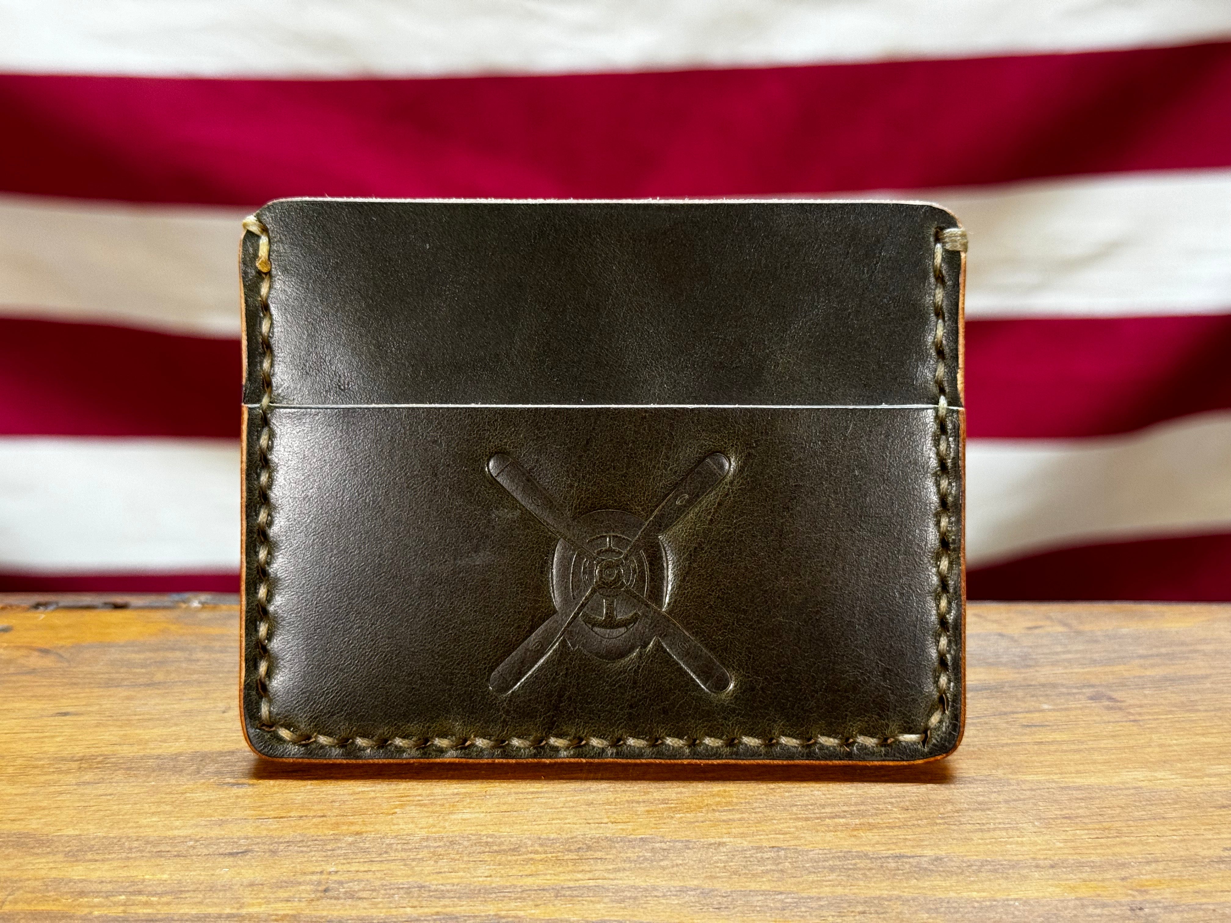 Horizontal Card Wallet - Moss