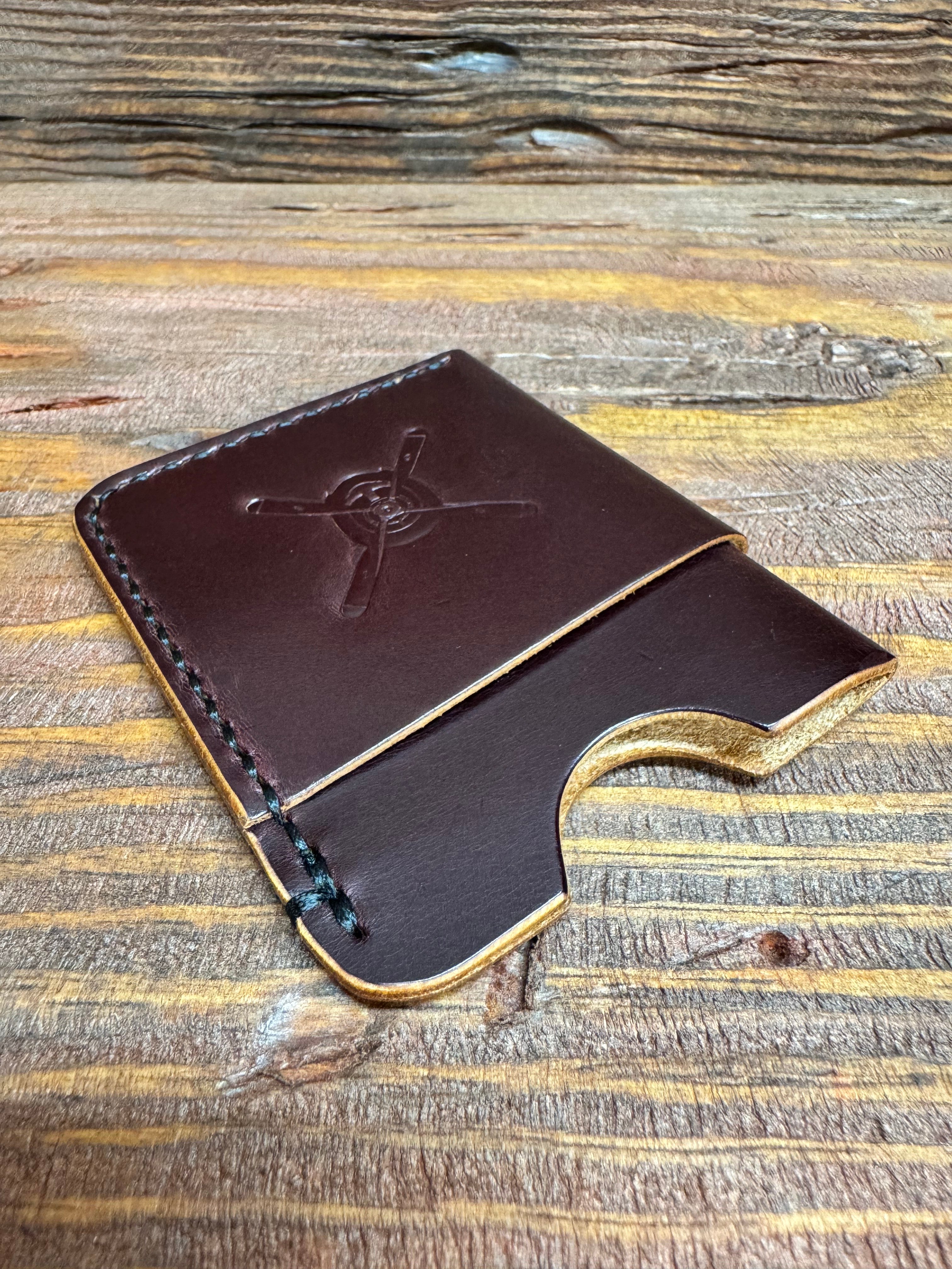 Minimalist Car wallet - Wine