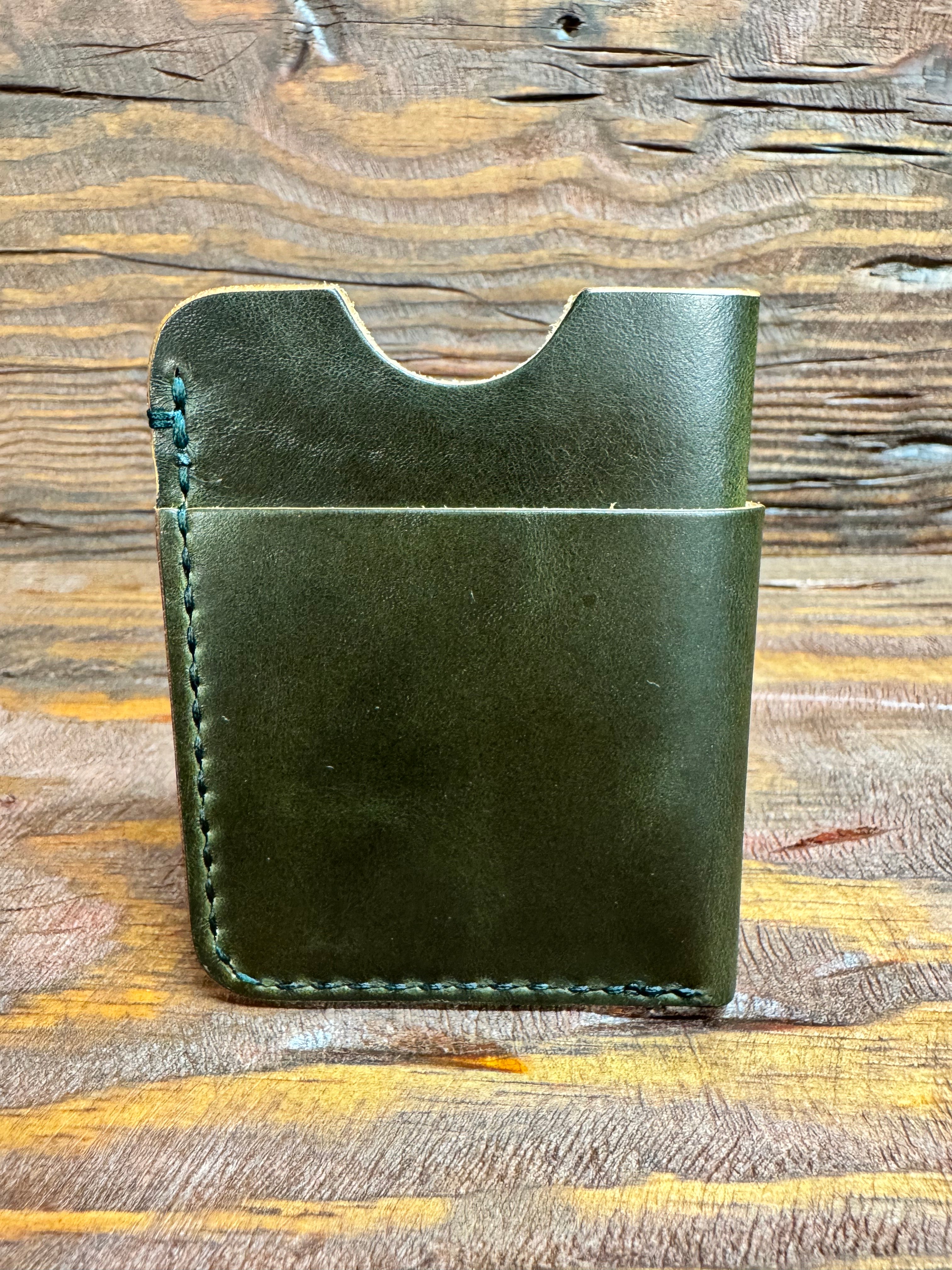 Minimalist Card Wallet - Moss