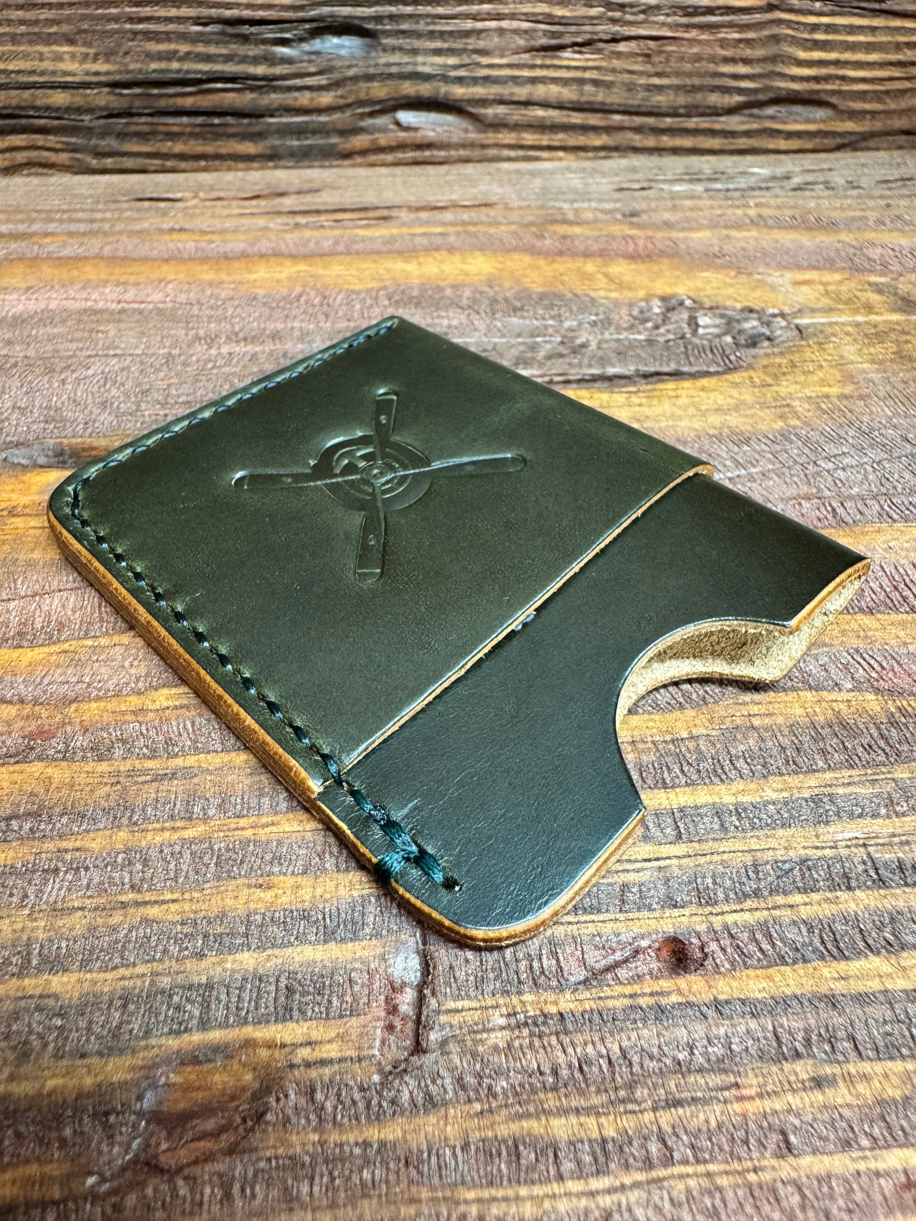 Minimalist Card Wallet - Moss